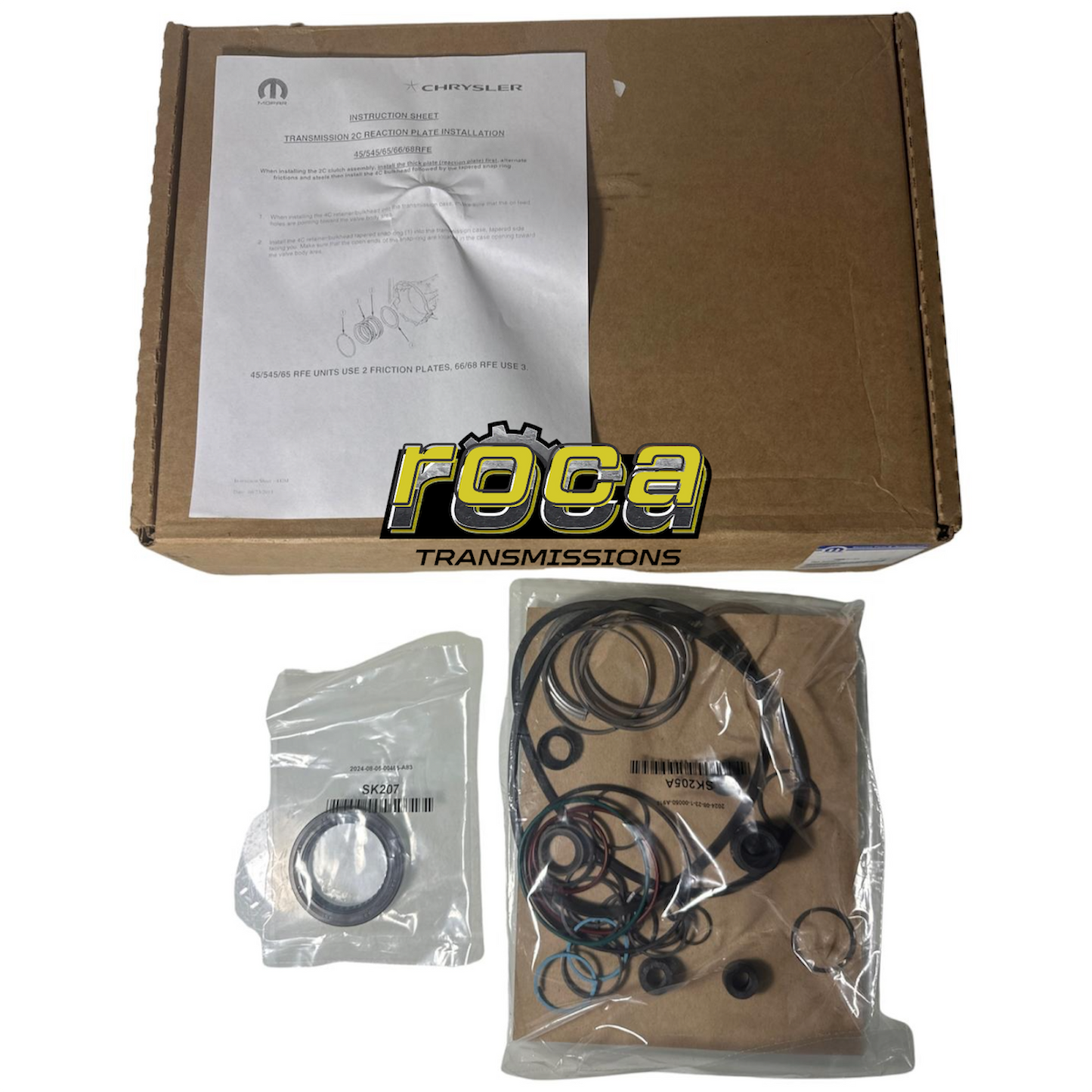 Master Kit Chrysler 68RFE 2019-UP with Solenoid Block Blue Connector