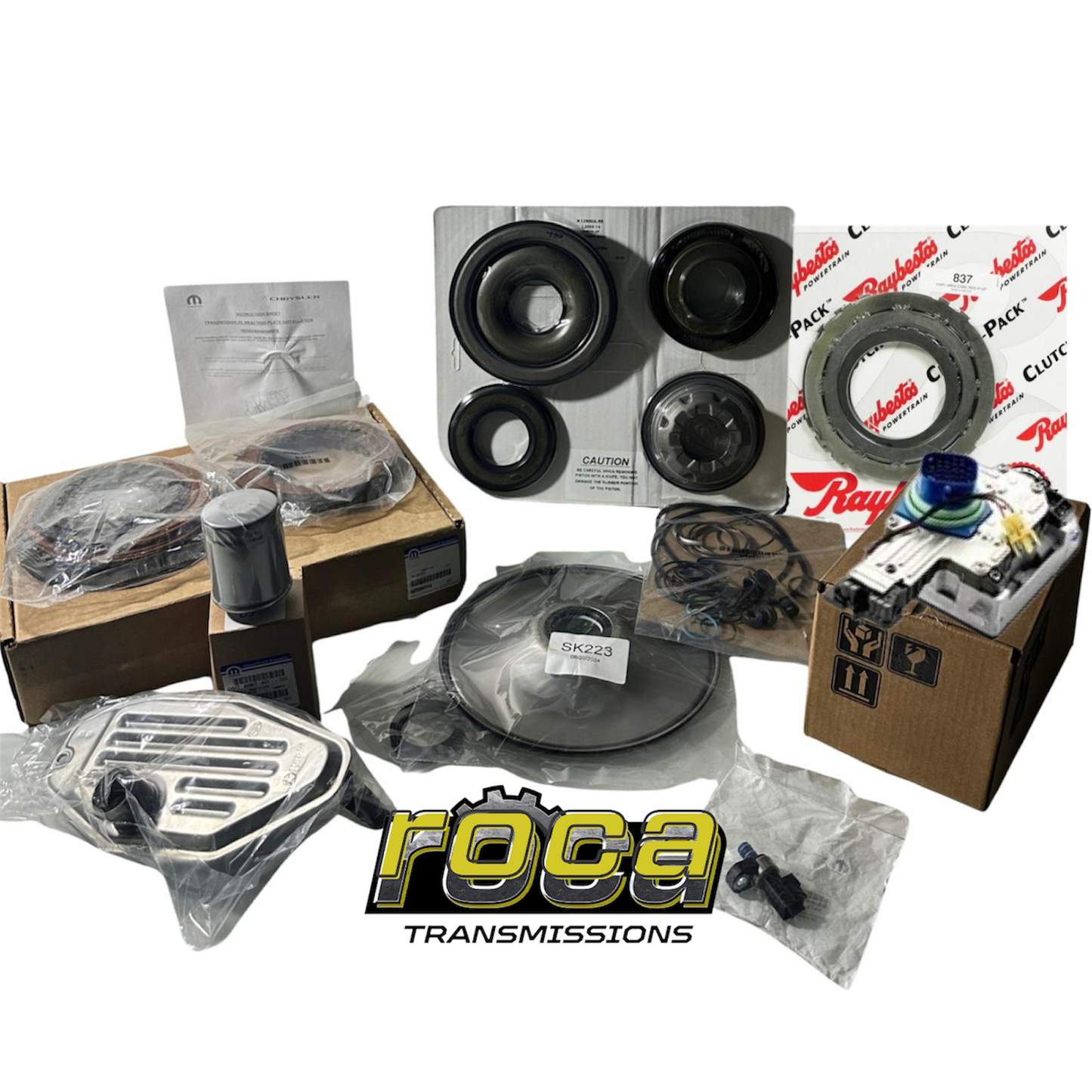 Master Kit Chrysler 68RFE 2019-UP with Solenoid Block Blue Connector